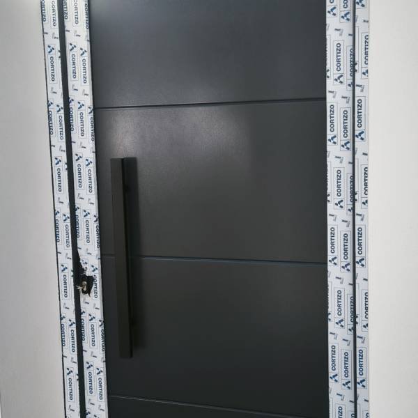 1puerta PVC gris antracita