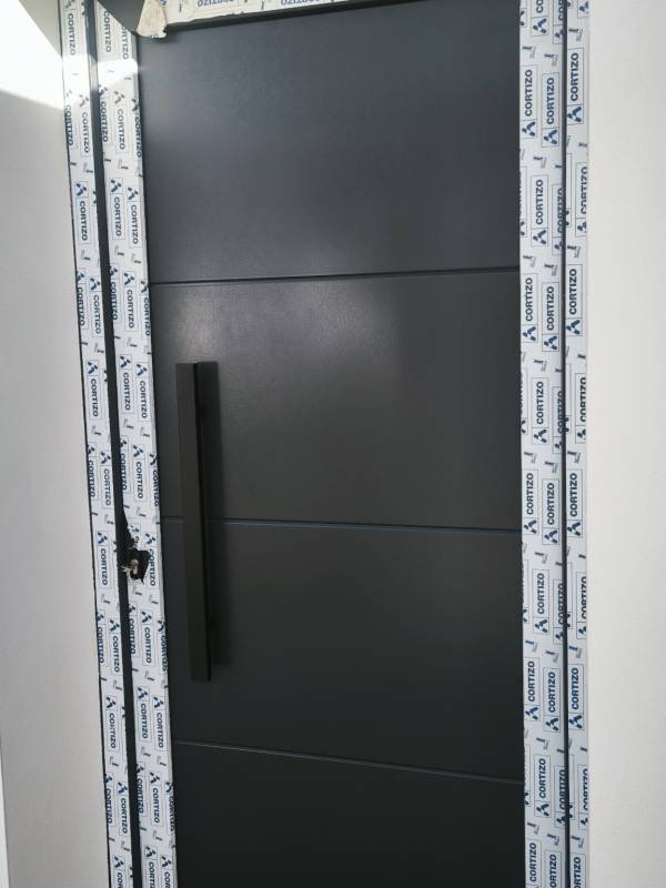 1puerta PVC gris antracita