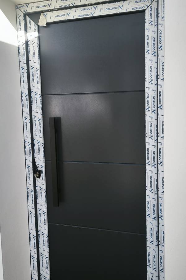 1puerta PVC gris antracita